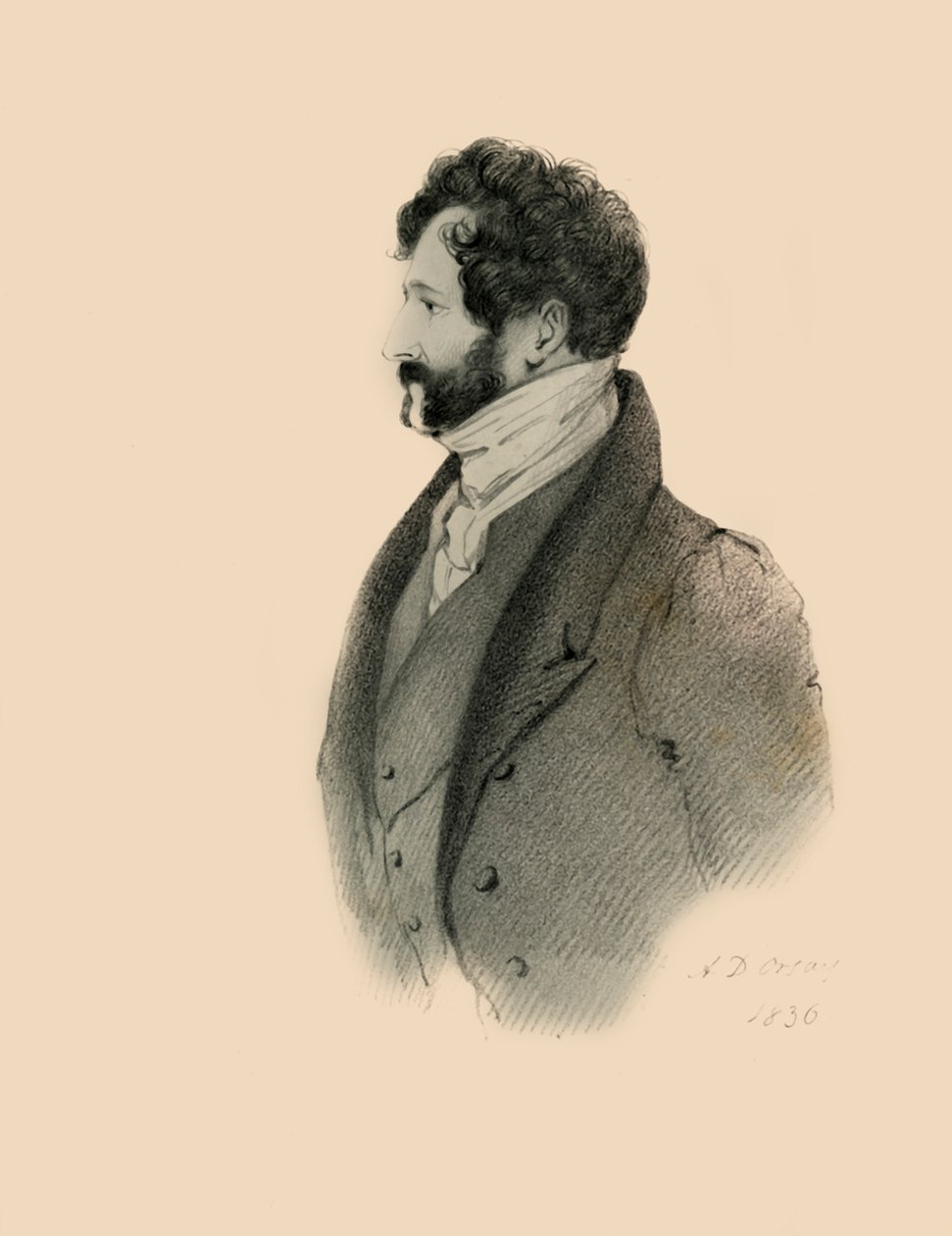 Lincoln Stanhope, 1836. od Richard James Lane