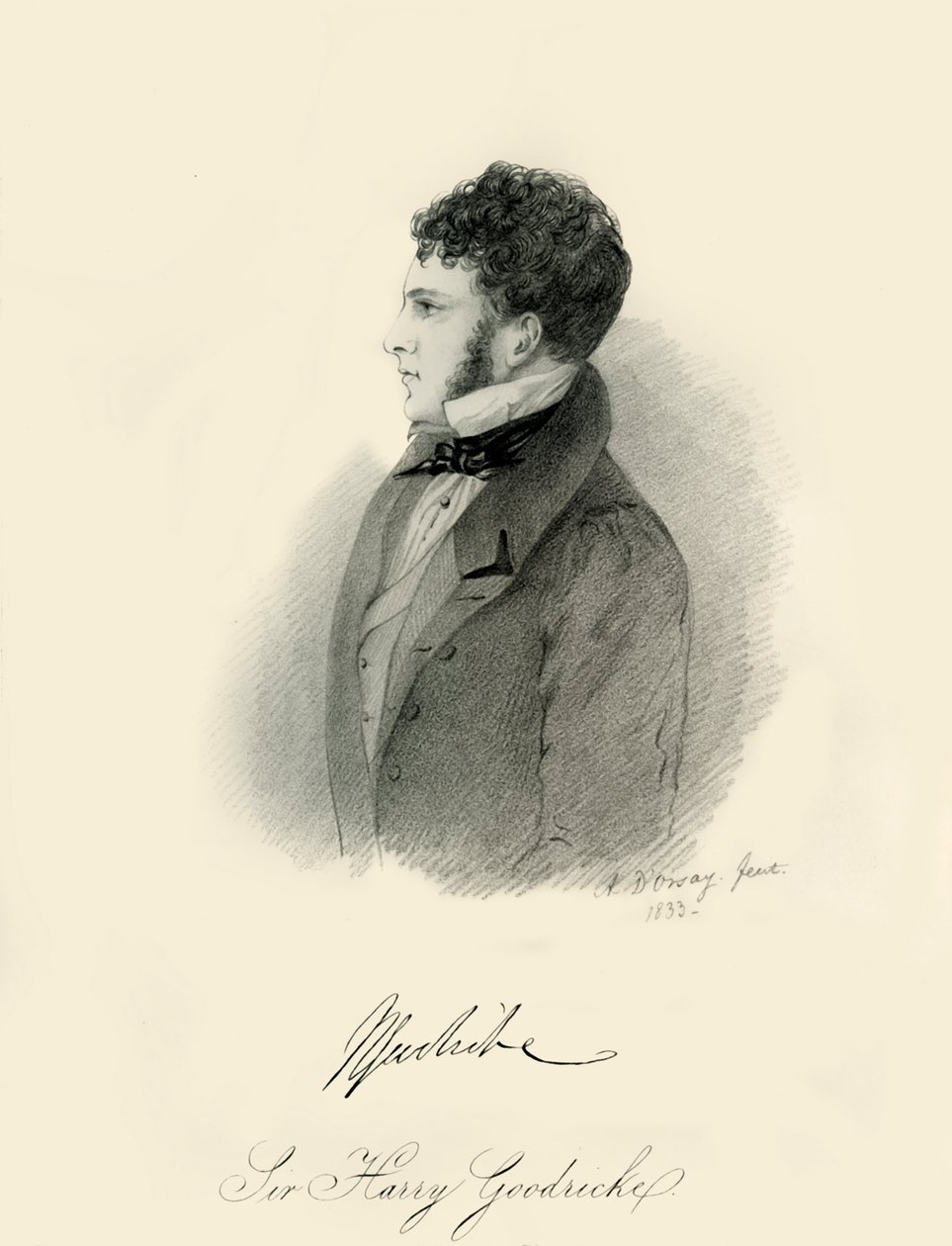 Sir Harry Goodricke, 1833. od Richard James Lane
