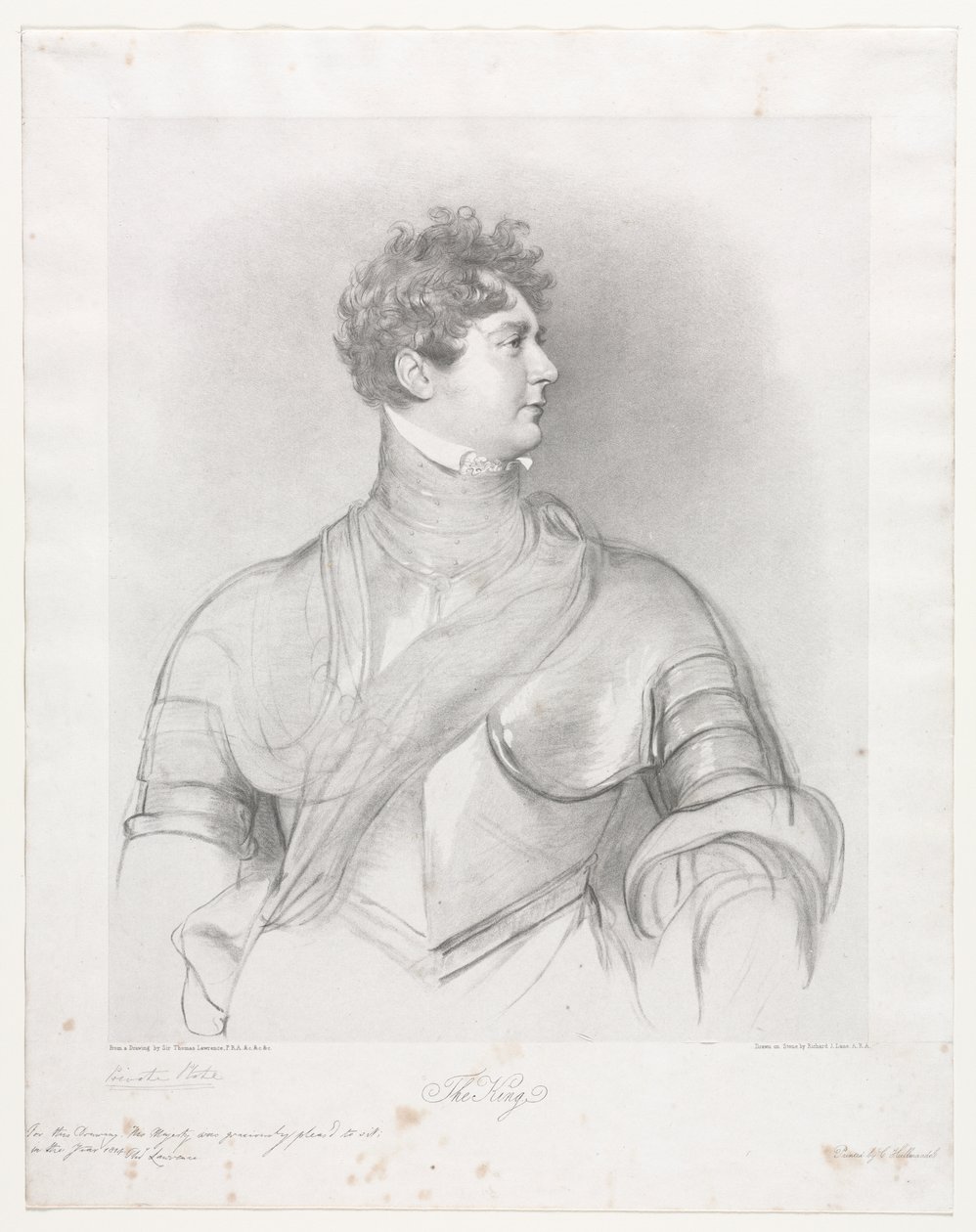 Král Velké Británie Jiří IV od Richard James Lane