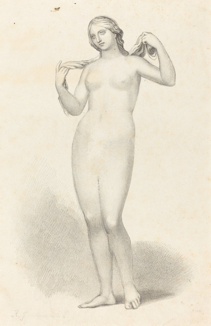 Venus Aphrodite, od Alcamanes od Richard James Lane after John Flaxman