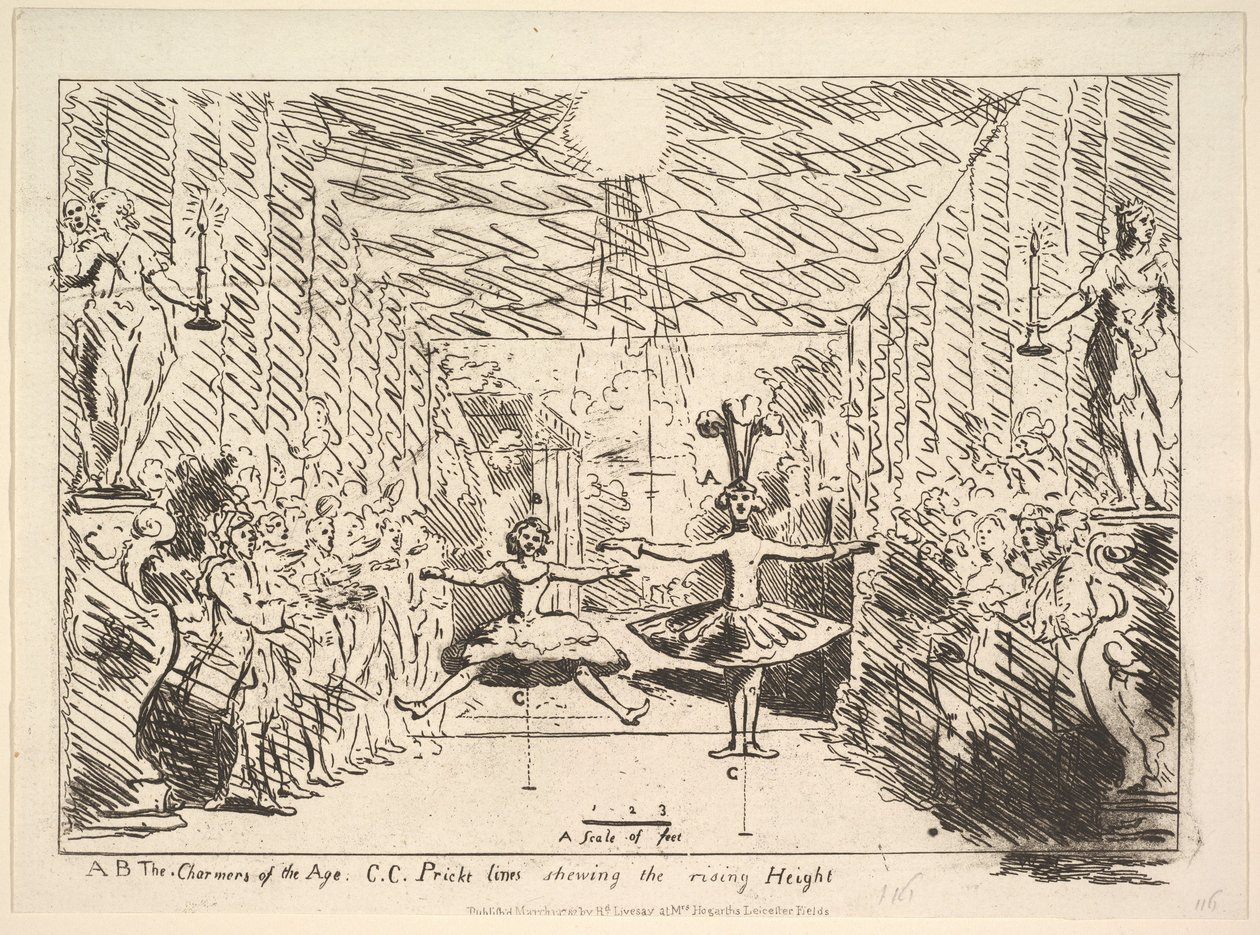 The Charmers of the Age, 1. března 1782. od Richard Livesay