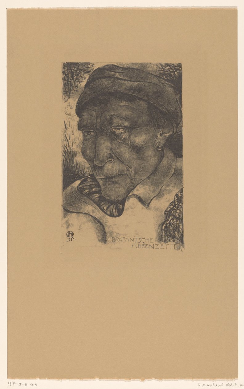 Brabantský nastavovač rybích pastí (původní název na objektu) Brabant typy (původní název série) od Richard Nicolaüs Roland Holst