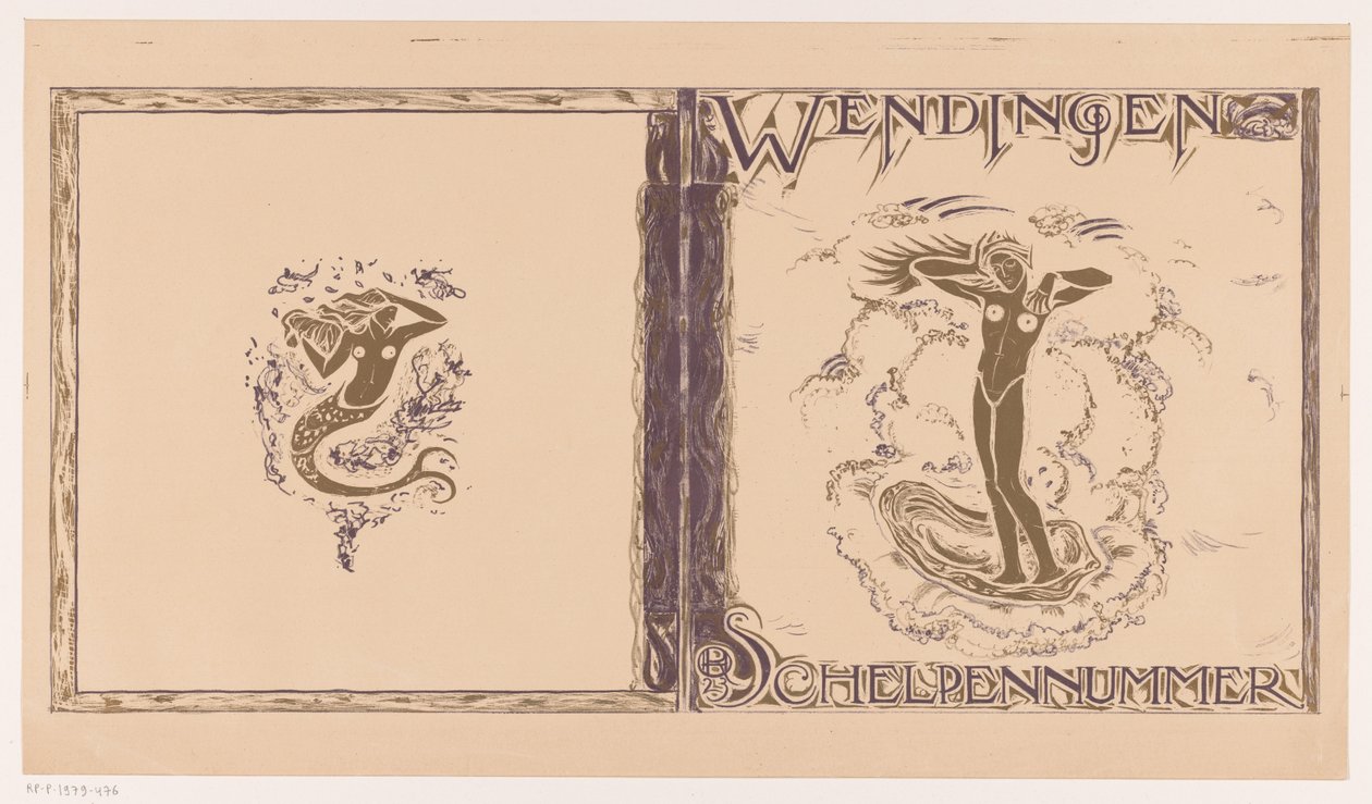 Design obálky pro: Weddingen, číslo Shell, 1923 od Richard Nicolaüs Roland Holst