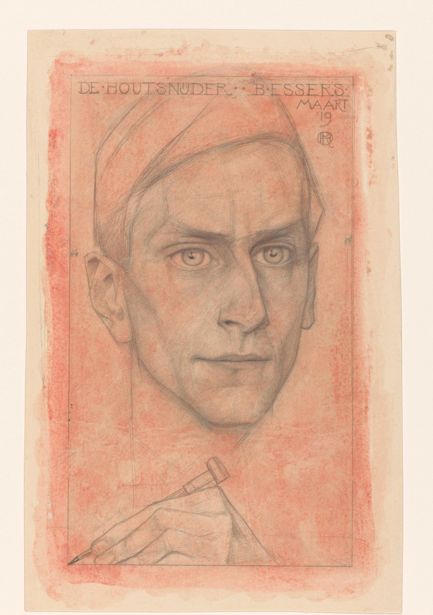 Portrét řezbáře B. Esserse od Richard Nicolaüs Roland Holst