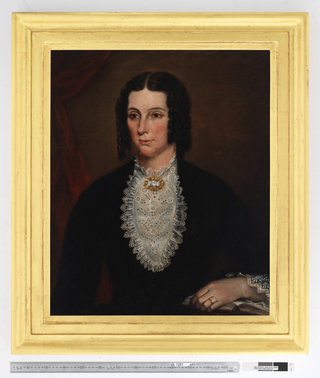 Portrét Sarah Scarvell, rozené Redmond, 1855 od Richard Noble