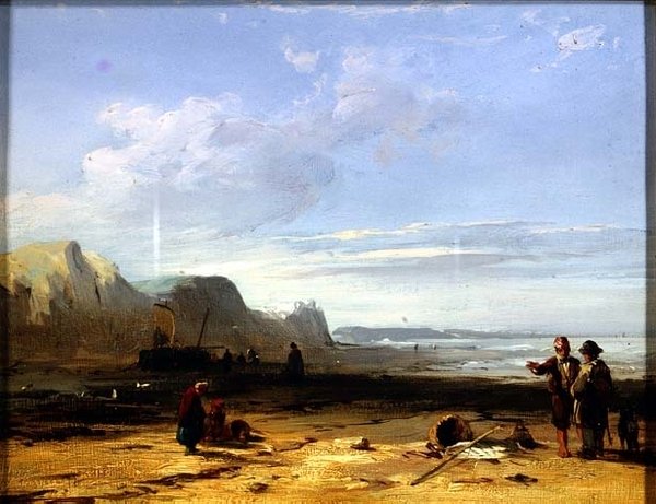 Pobřežní scéna od Richard Parkes Bonington