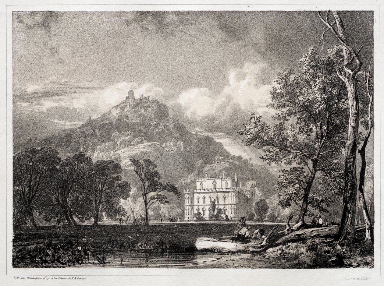 hrad Argyle od Richard Parkes Bonington