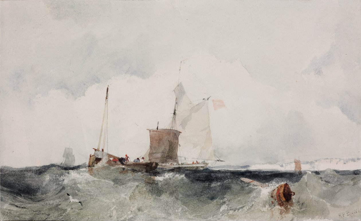 Na anglickém pobřeží od Richard Parkes Bonington