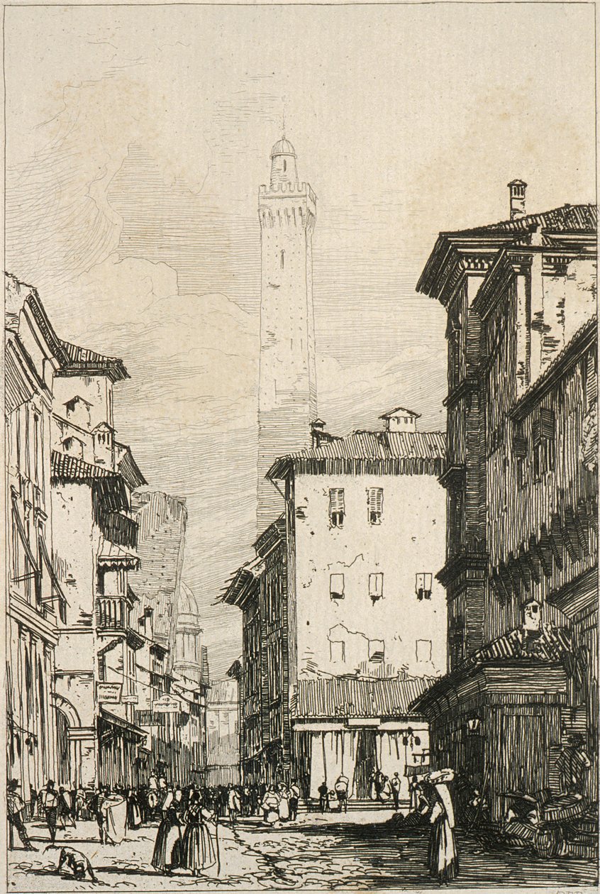 Boloňa od Richard Parkes Bonington