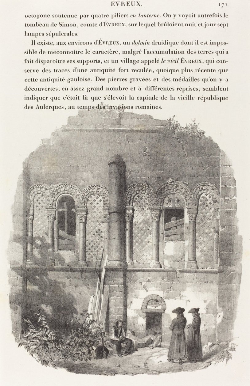 Kostel Saint-Taurin, Evreux od Richard Parkes Bonington