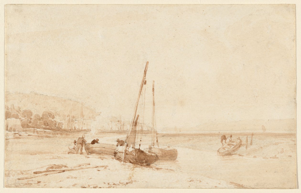 Honfleur od Richard Parkes Bonington