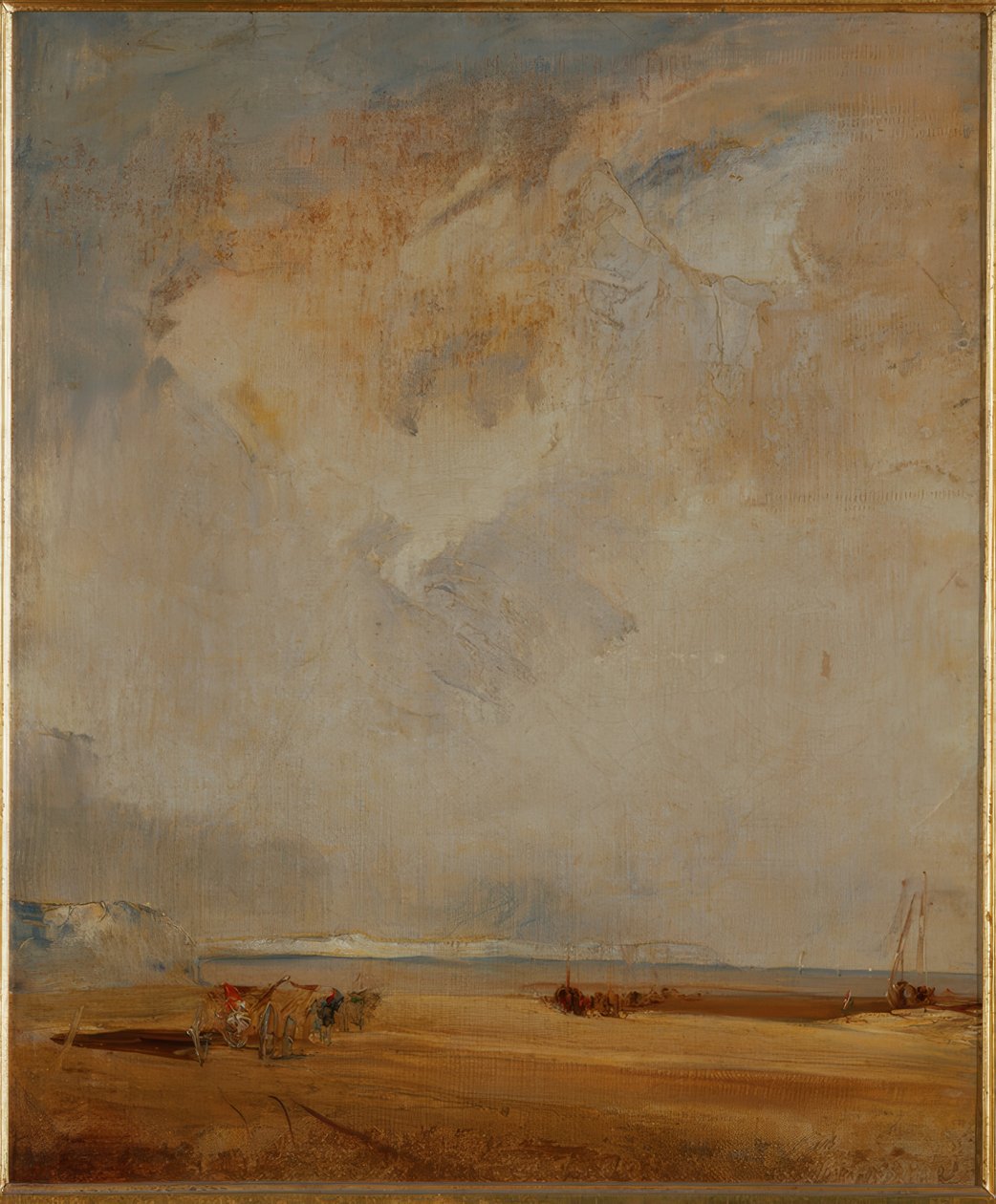 Pobřeží Normandie od Richard Parkes Bonington