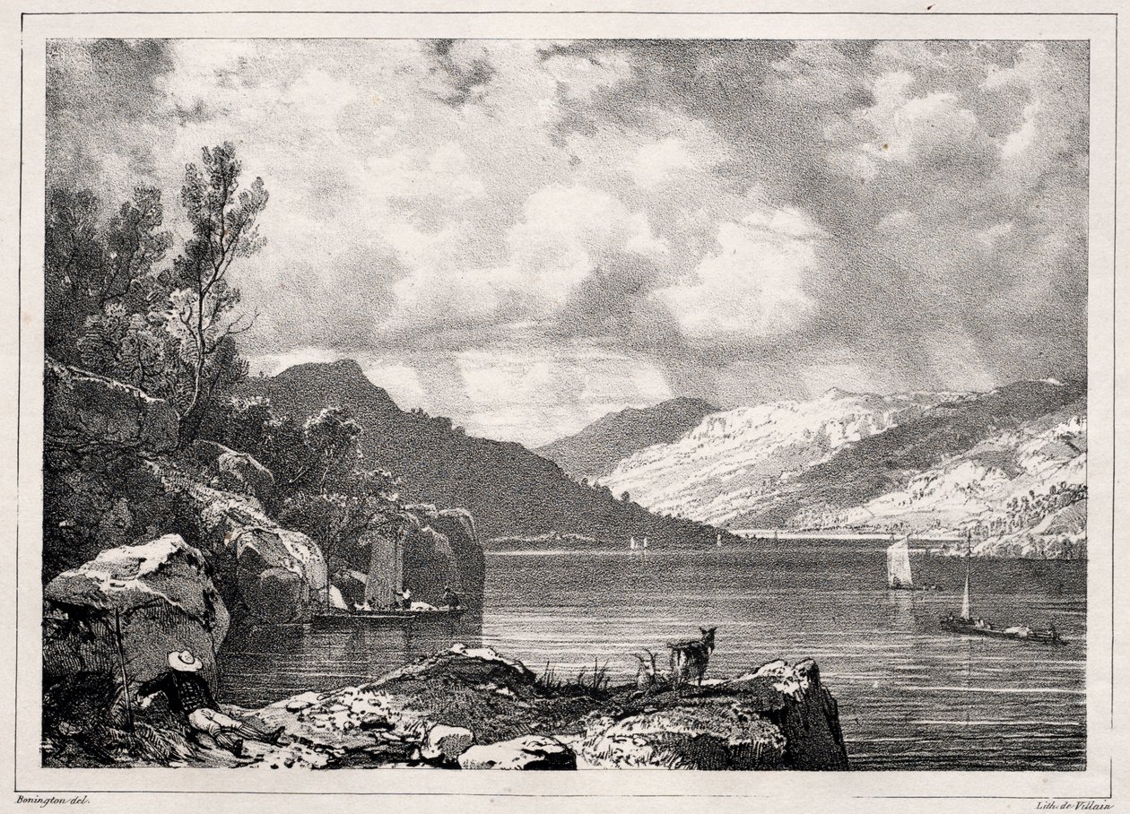 jezero Loch Lomond od Richard Parkes Bonington