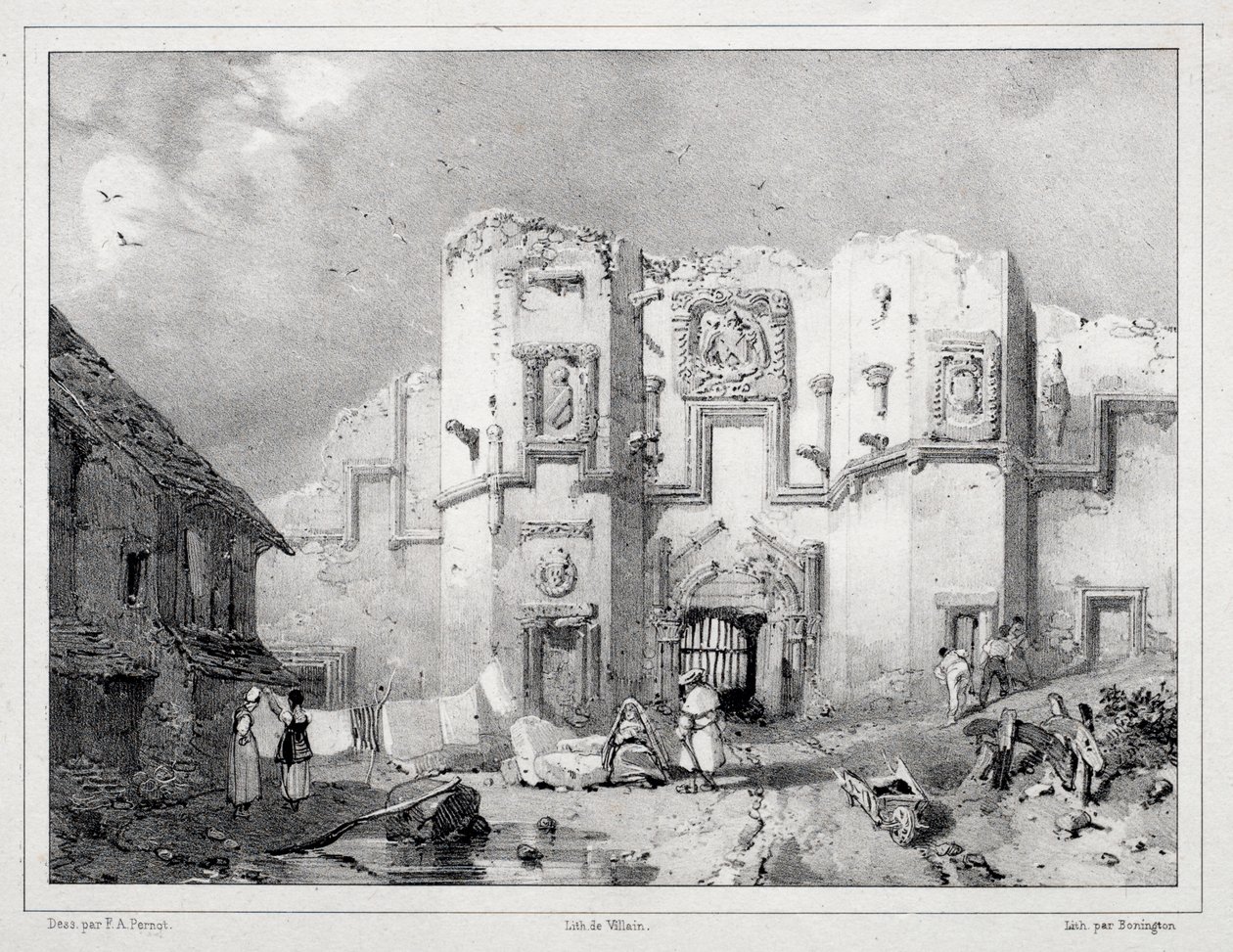 Stará brána ve Stirlingu od Richard Parkes Bonington