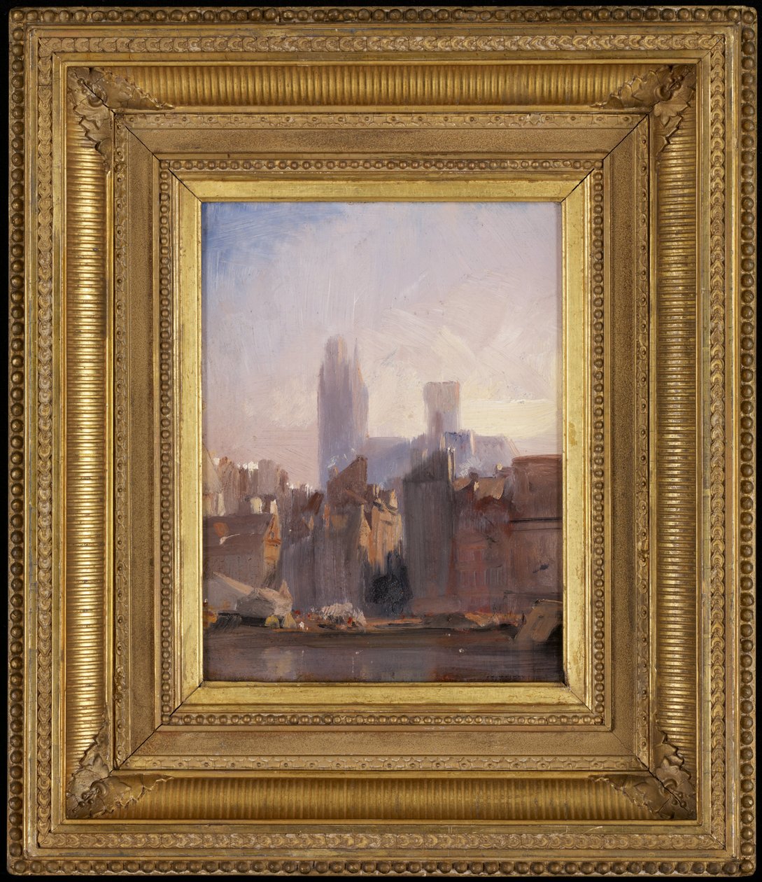 Rouenská katedrála, východ slunce od Richard Parkes Bonington