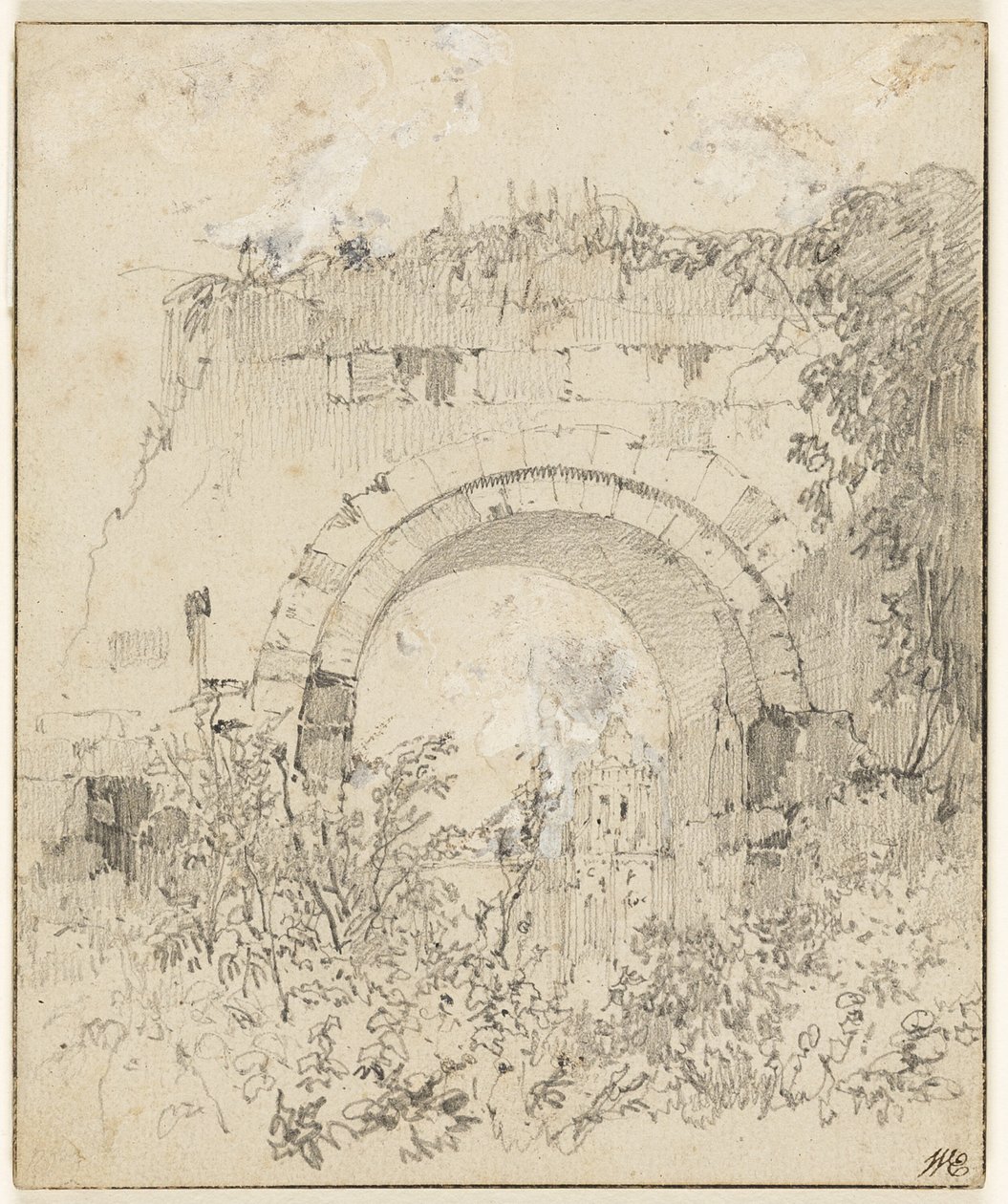 Ruiny Archway od Richard Parkes Bonington