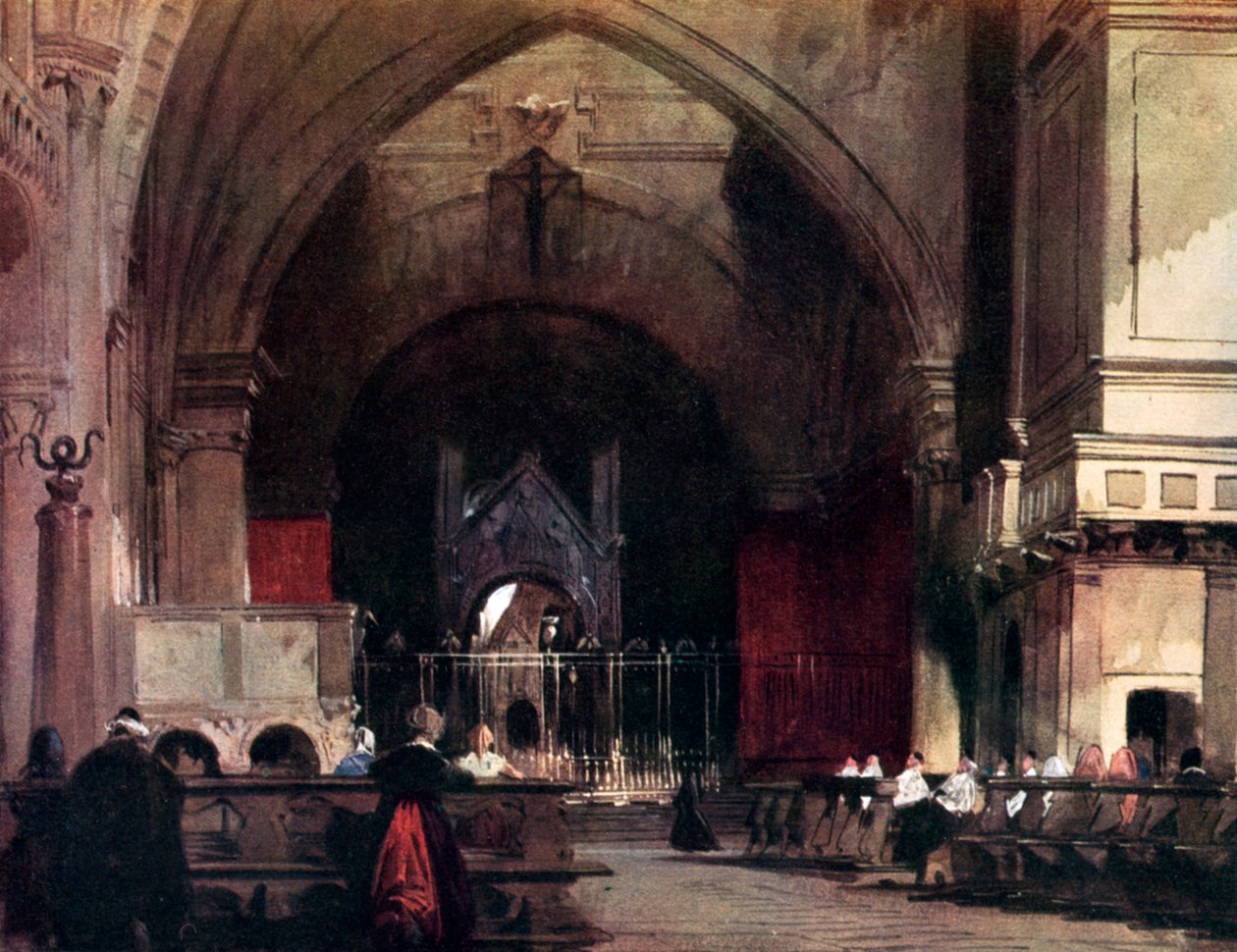 Kostel svatého Ambrogia, Milán, počátek 19. století, 1929 od Richard Parkes Bonington