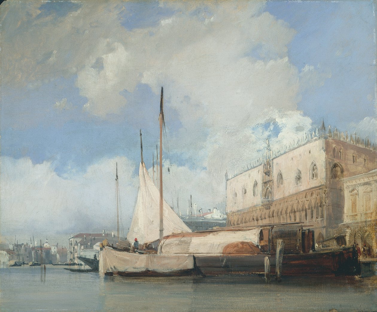 Dóžecí palác, Benátky od Richard Parkes Bonington