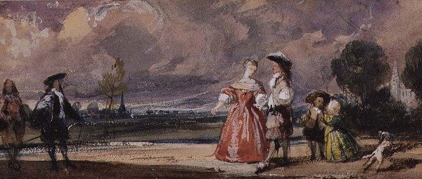 Setkání od Richard Parkes Bonington