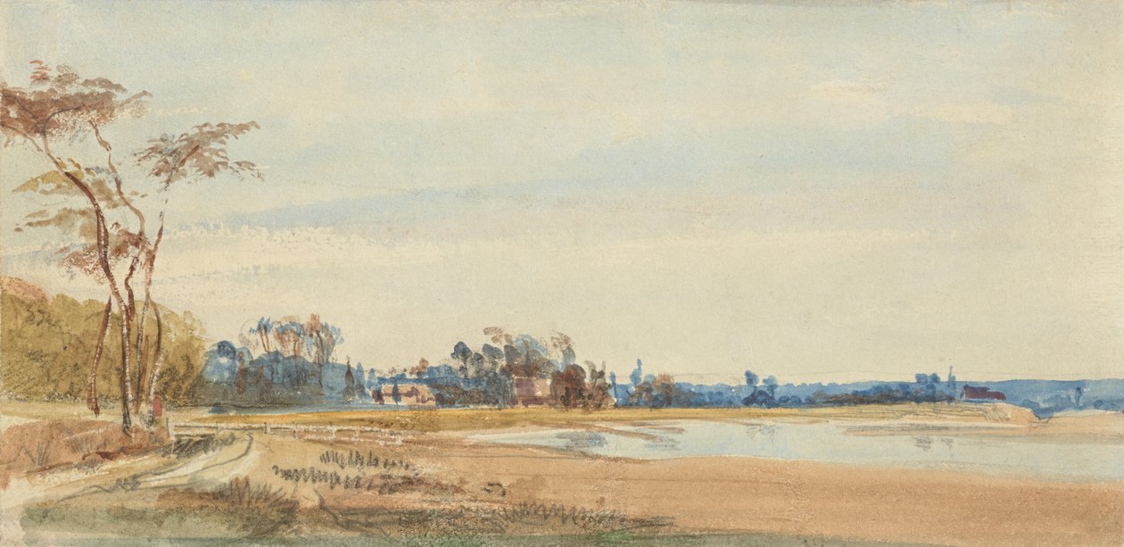 Solné bažiny u Trouville od Richard Parkes Bonington