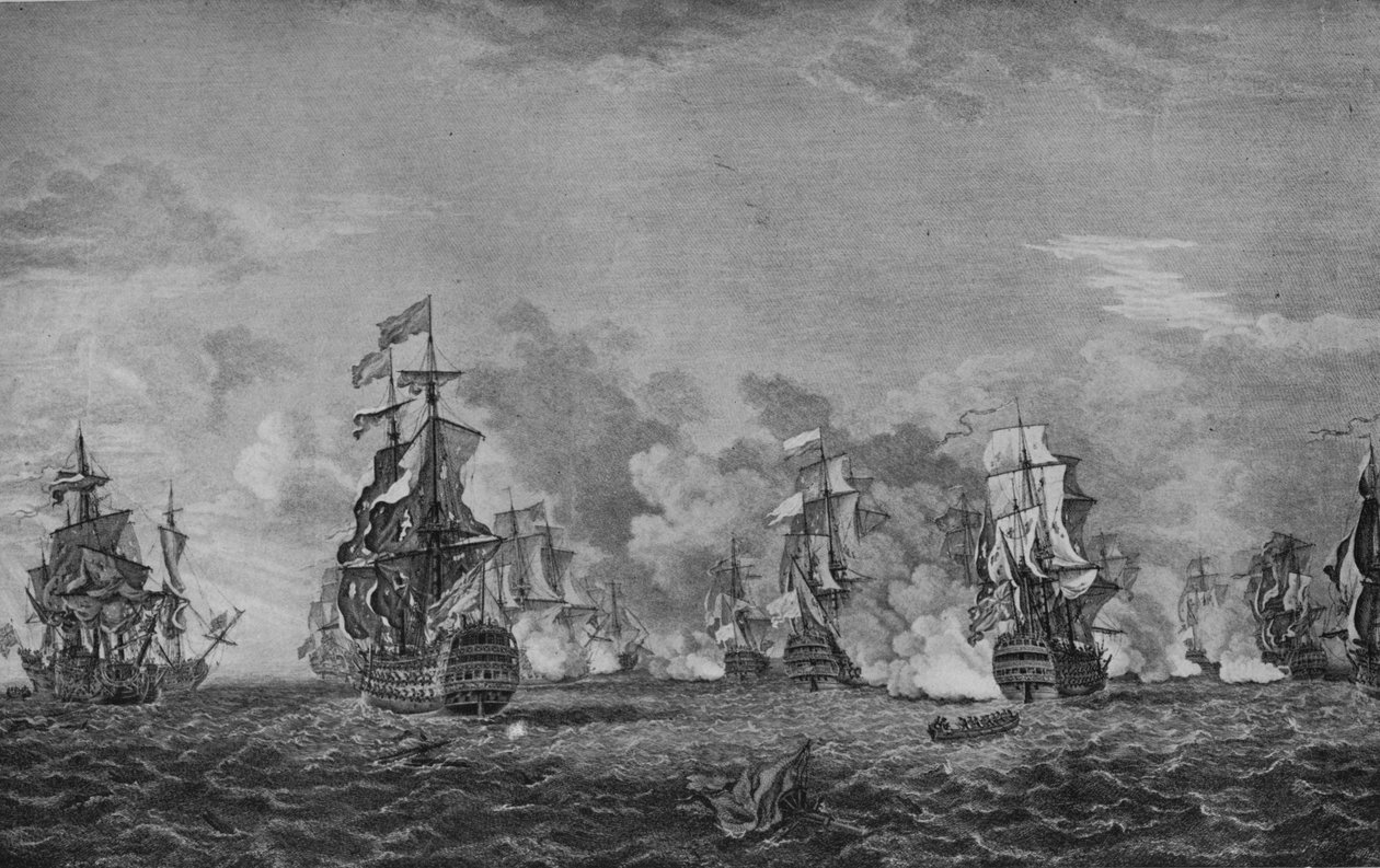 Bitva u Lagosu, c1760 od Richard Paton
