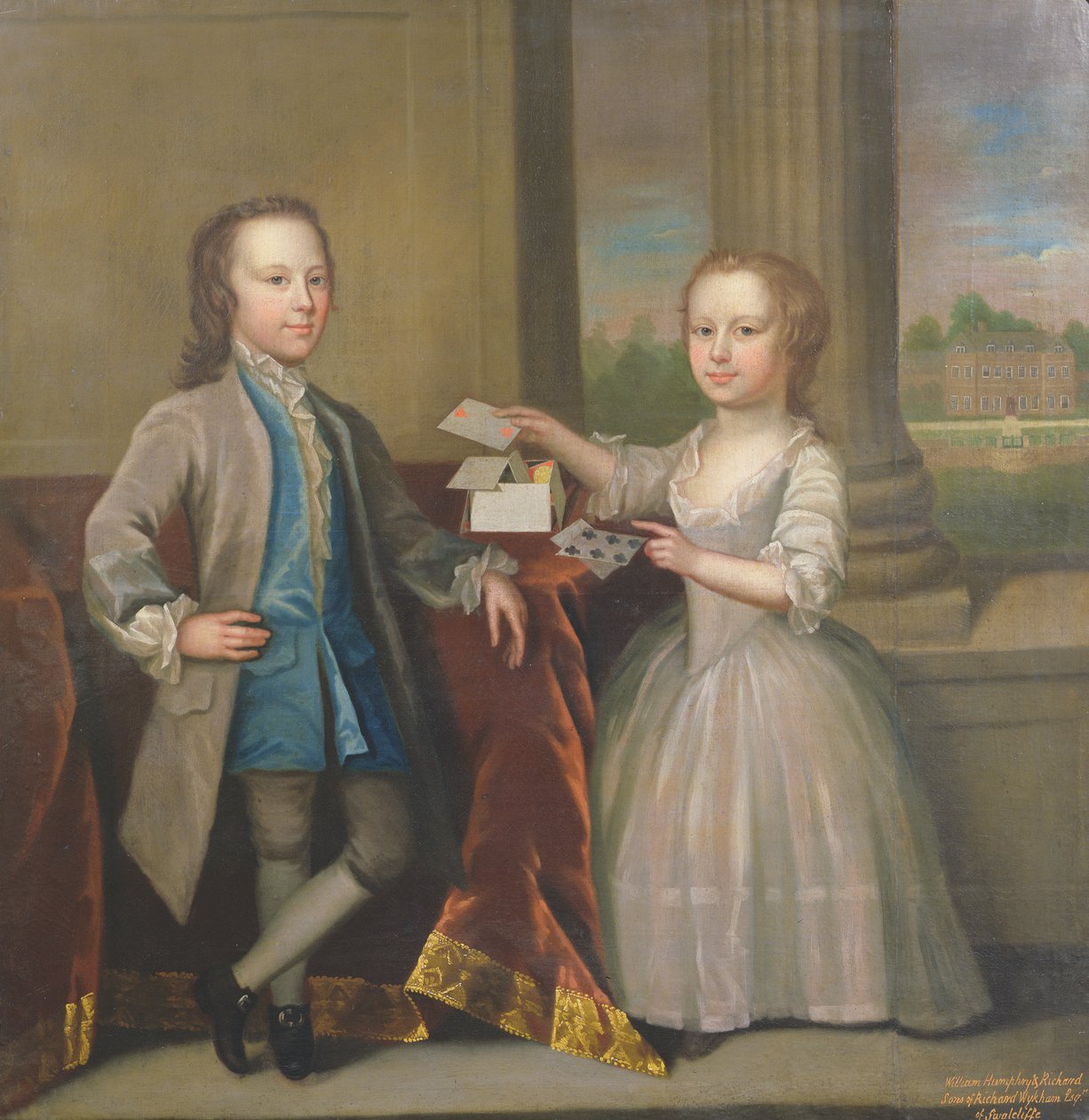 William Humphrey Wykeham (1734-83) a Richard Wykeham (1739-1805) od Richard Phelps