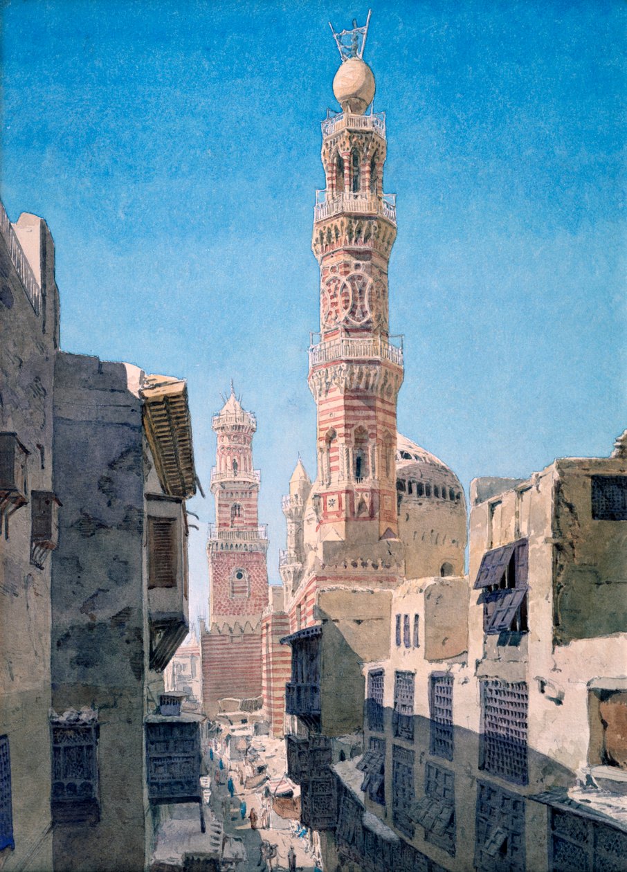 Souk al Nahhas In, Káhira, 1866 od Richard Phene Spiers