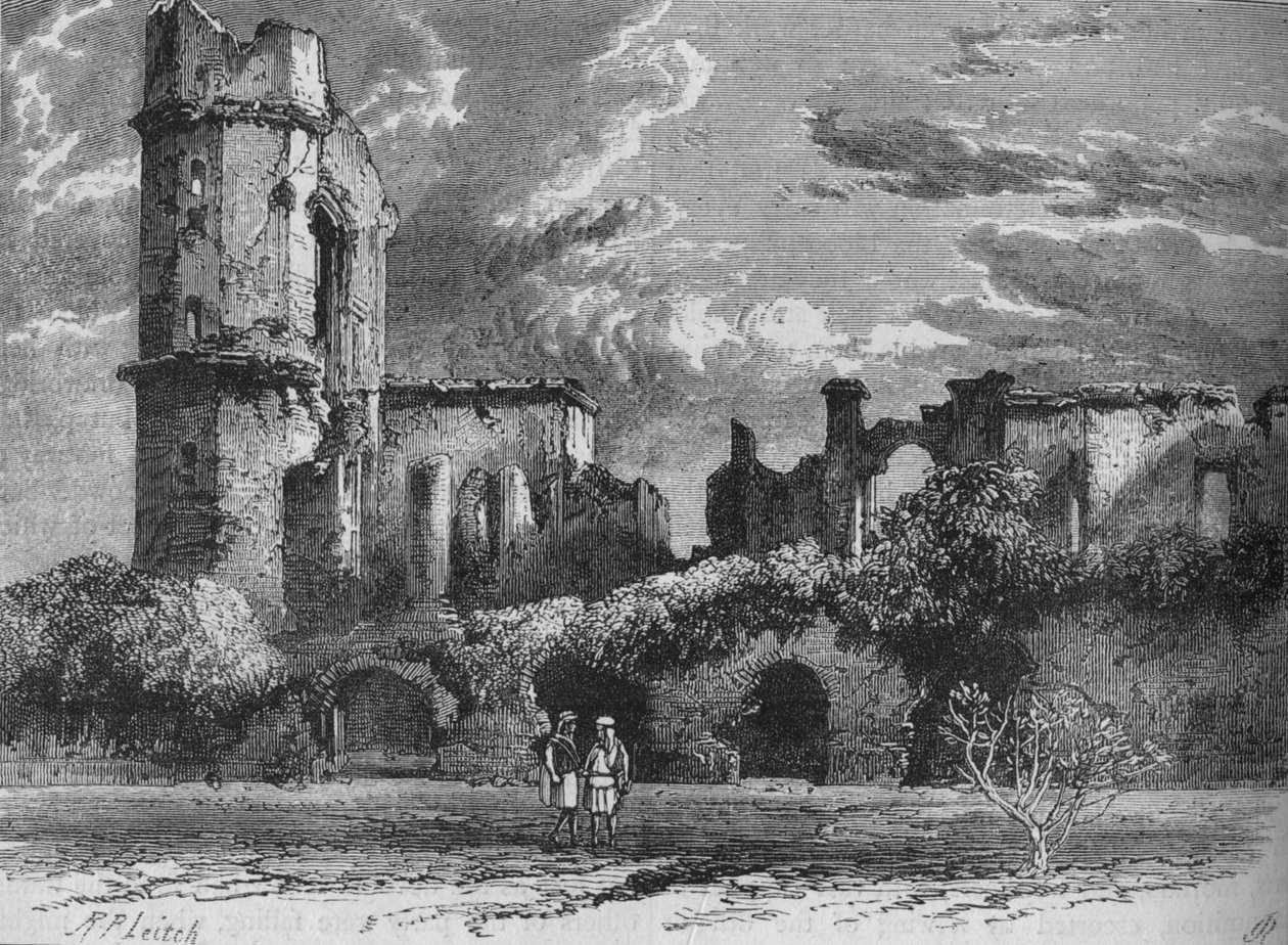 Ruins of the Residency at Lucknow, c1880 od Richard Principal Leitch