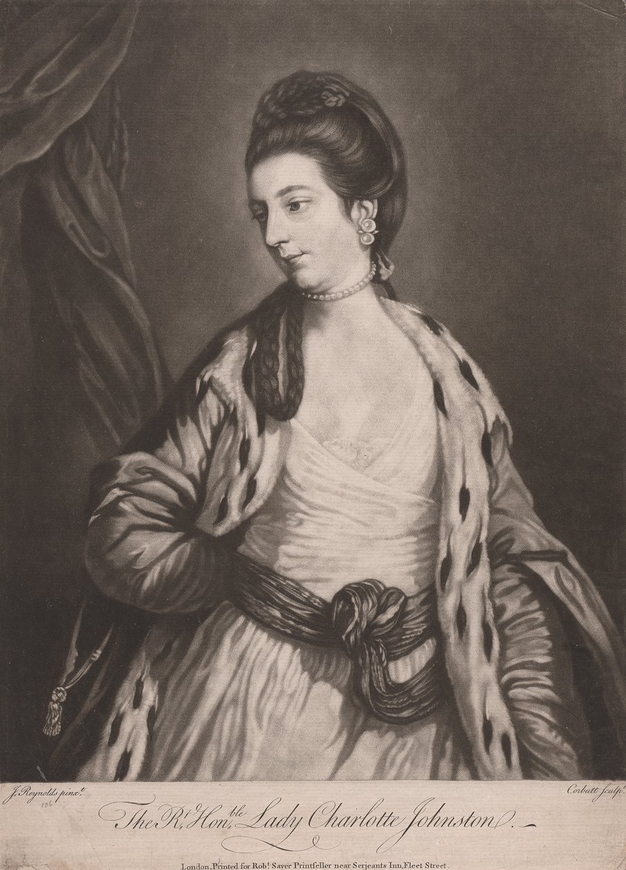 Správná ctihodná lady Charlotte Johnstonová od Richard Purcell