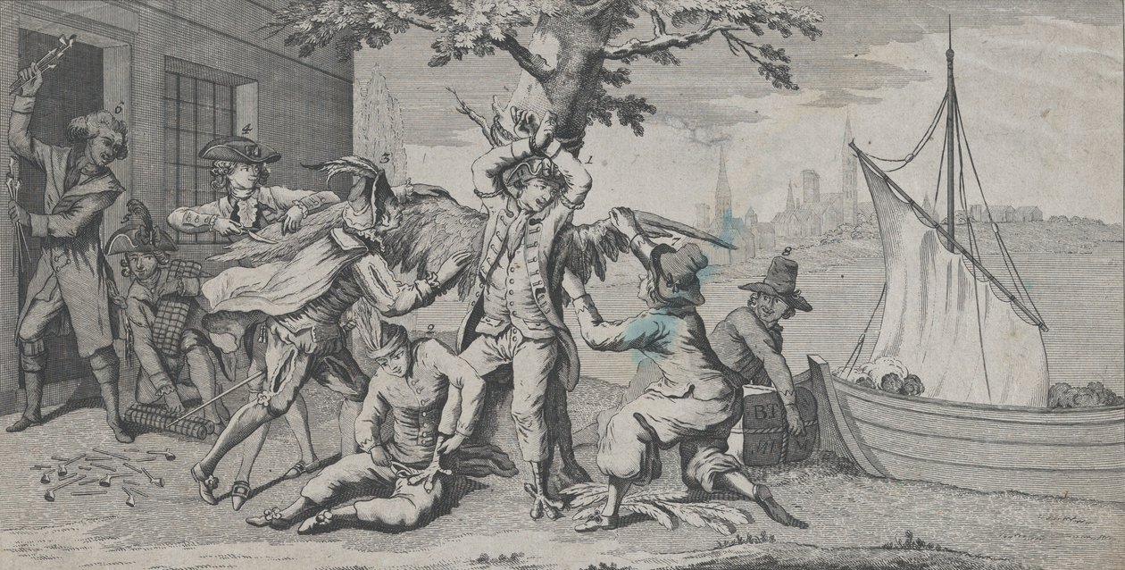 Va de Bon Coeur, věnováno Milordům anglické admirality členem amerického kongresu..., 1778. od Richard Purcell