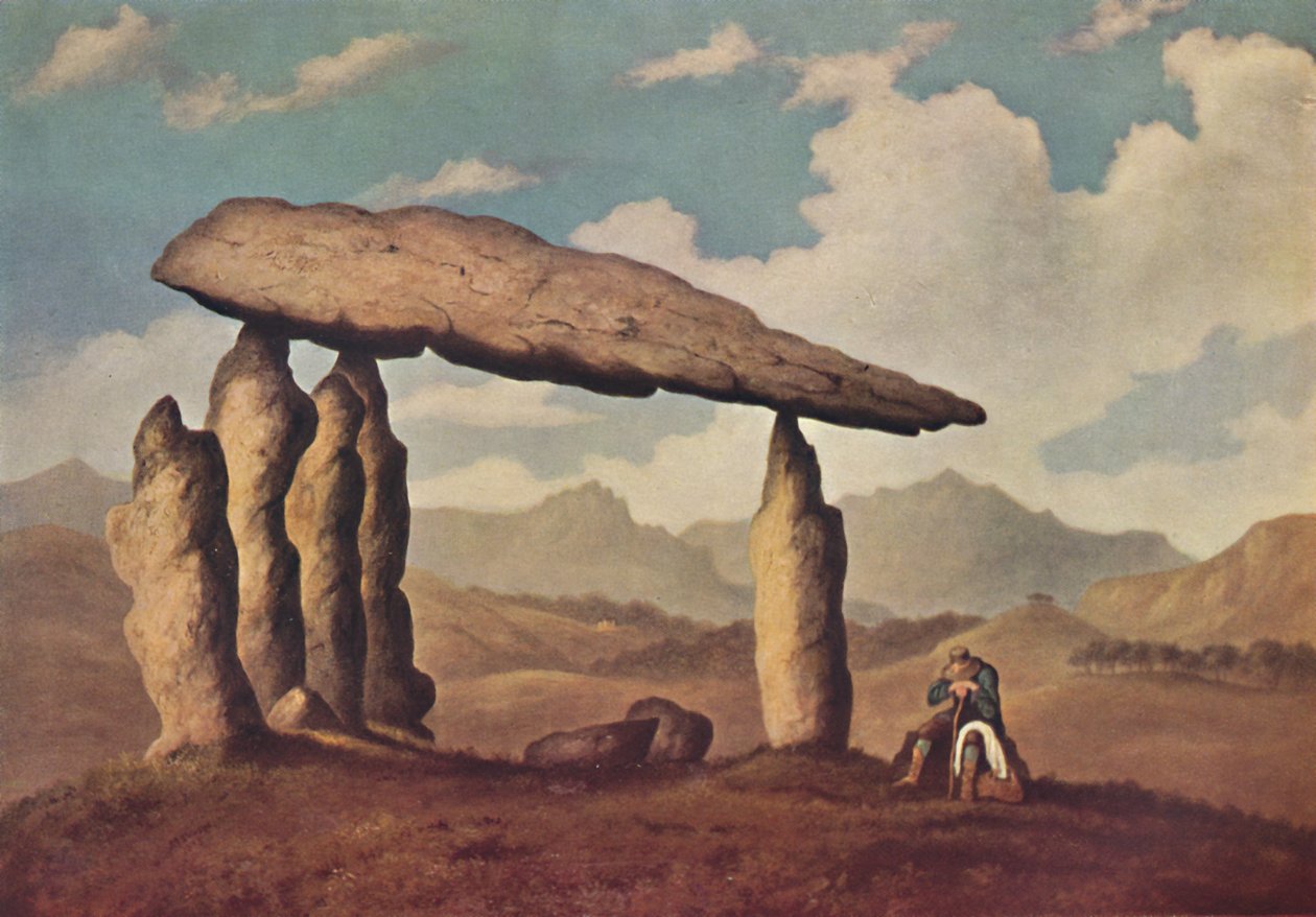 Megalitická hrobka v Pentre Ifan, Pembrokeshire, 1835, 1946 od Richard Tongue