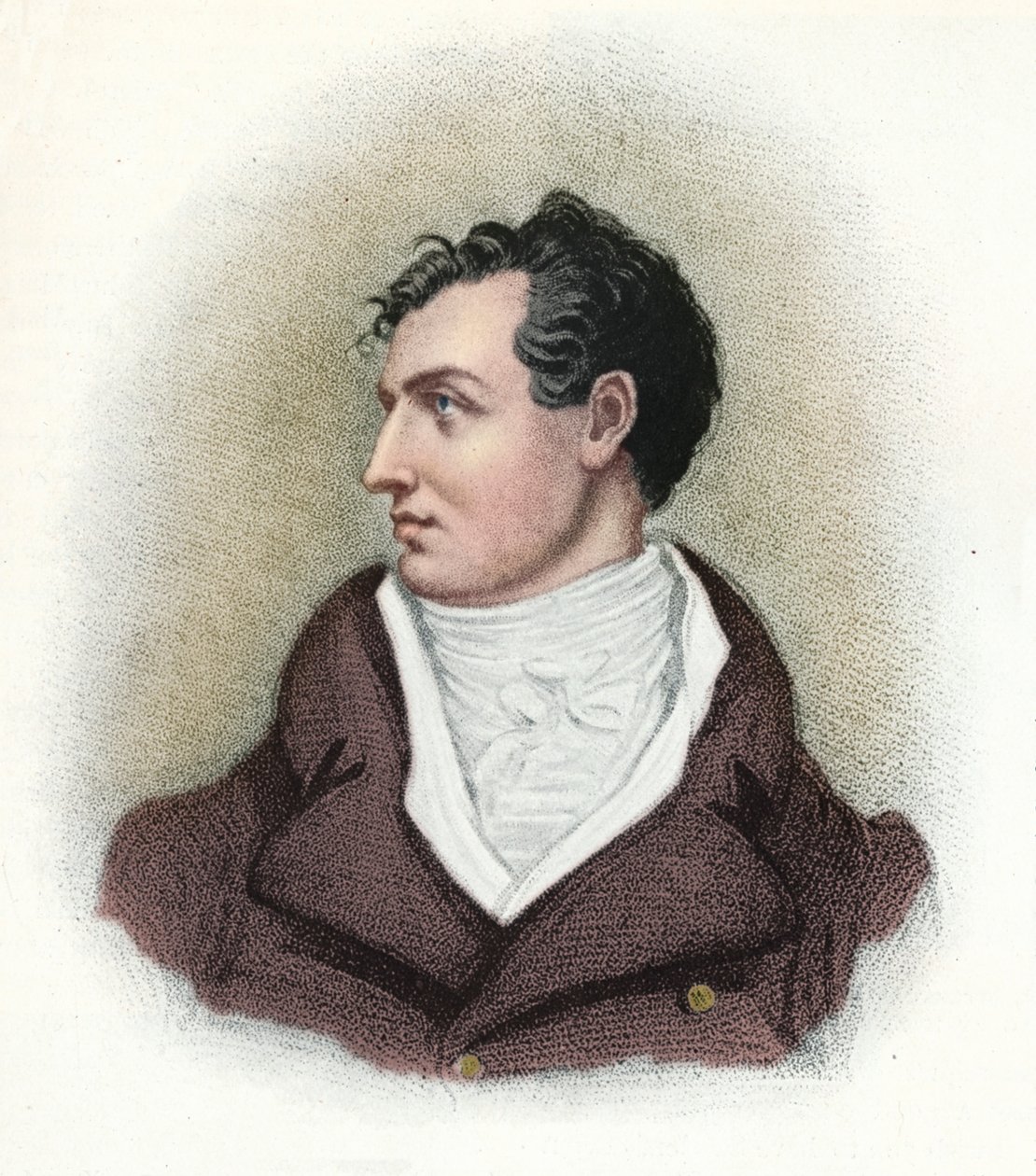 Byron, c1800, 1911 od Richard Westall
