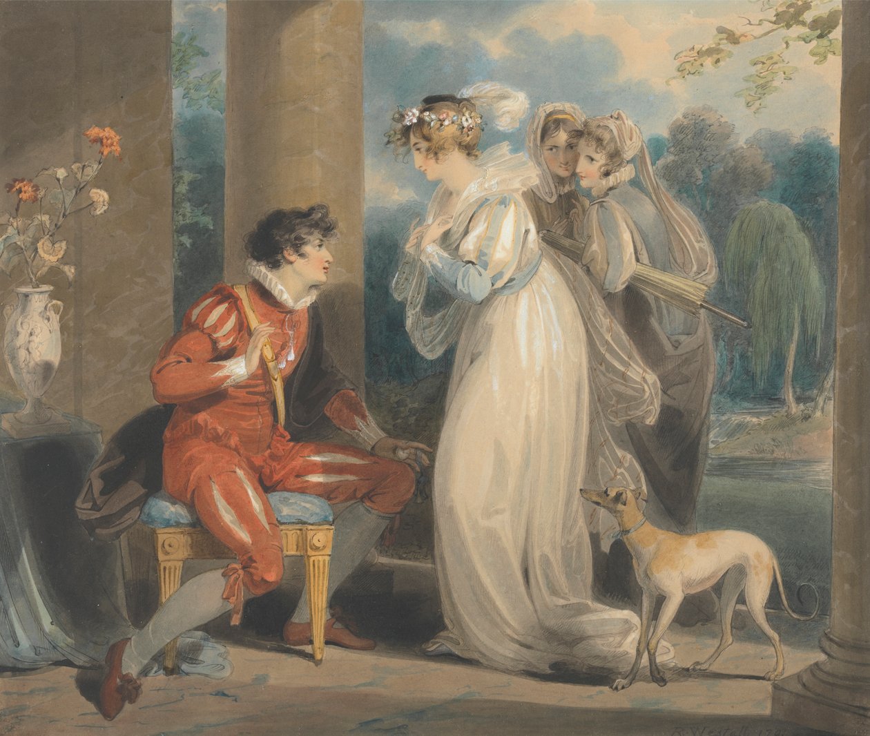 Rosebud neboli soud z Paříže od Richard Westall