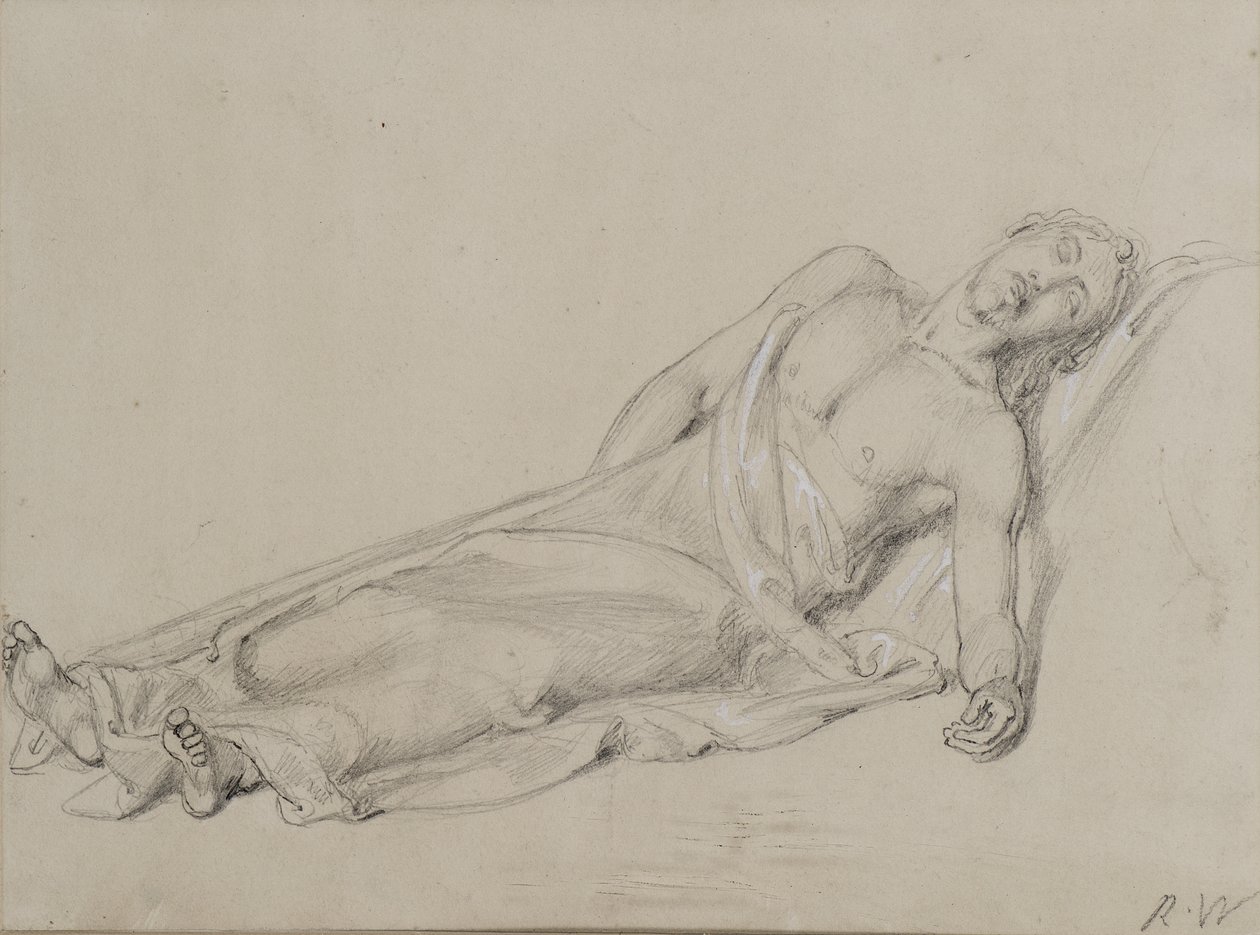 Studie [k hrobu Krista] (tužka) od Richard Westall