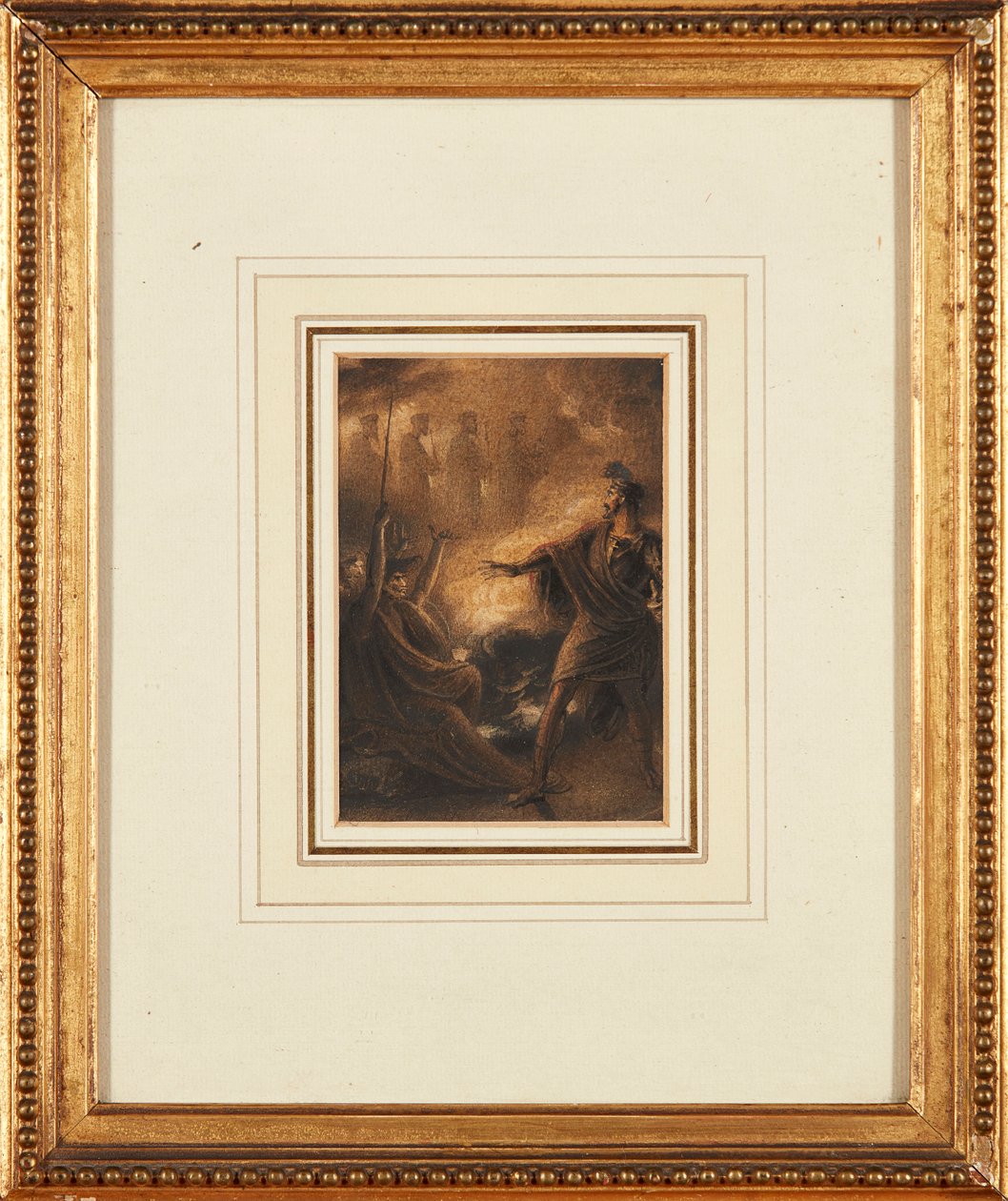 Vize potomků Banquo (inkoust a akvarel) od Richard Westall