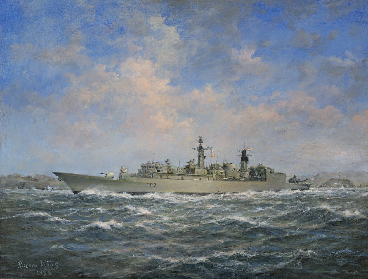 Fregata H.M.S. Chatham Type 22 (Batch 3), 1996 od Richard Willis