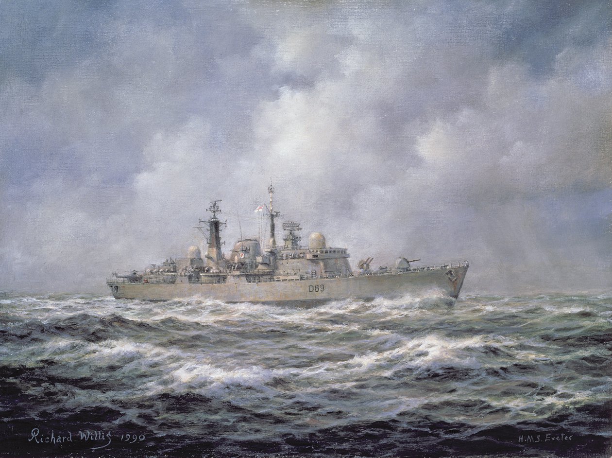 H.M.S. Exeter, torpédoborec typu 42 (dávka 2). od Richard Willis