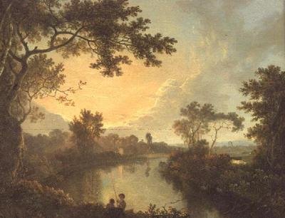 Pohled na řeku Dee poblíž Eaton Hall od Richard Wilson