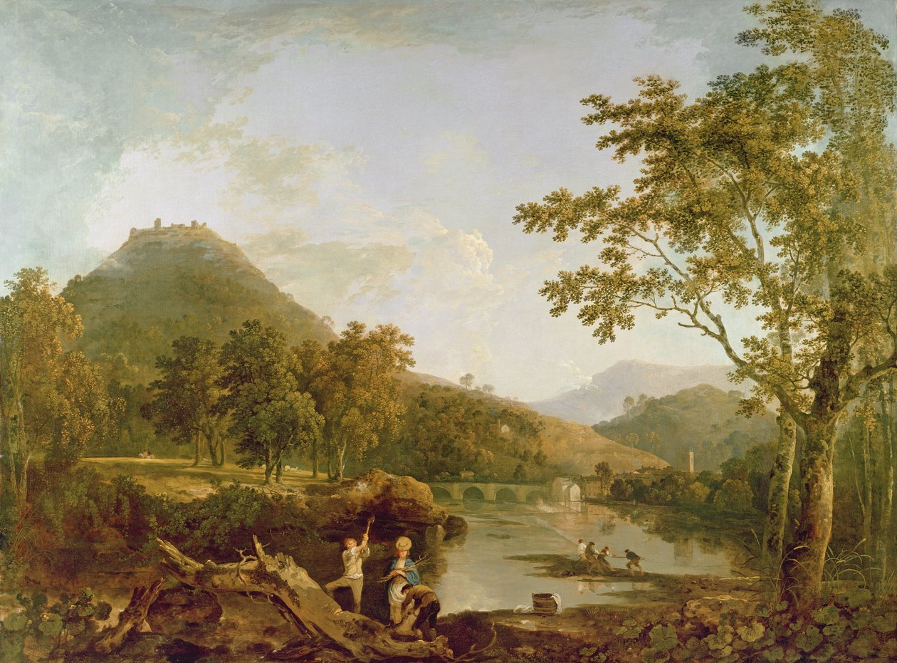 Dinas Bran z Llangollenu od Richard Wilson