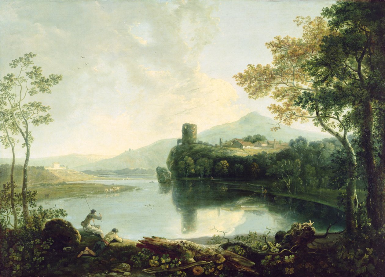 Hrad Dolbardarn (olej na plátně) od Richard Wilson