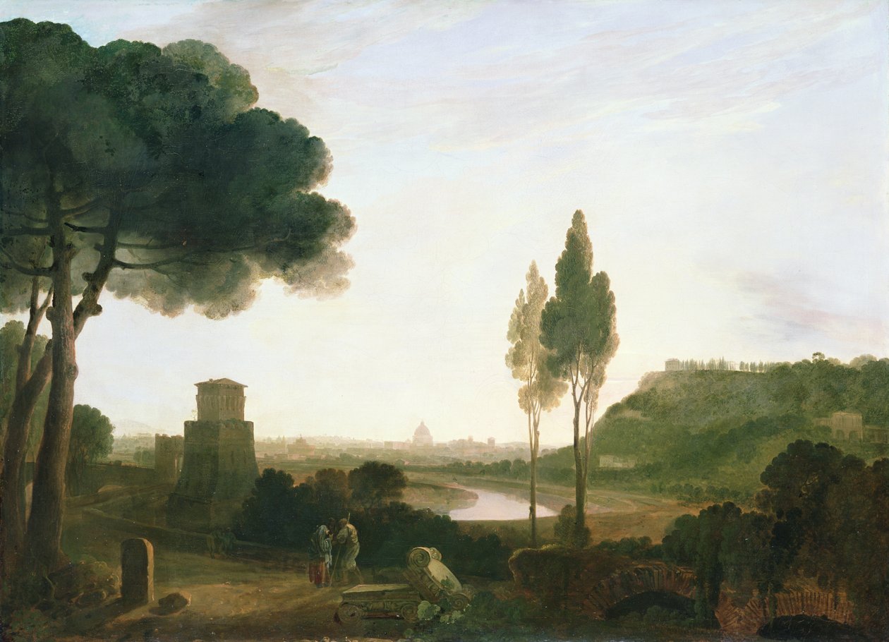 Řím a Ponte Molle od Richard Wilson