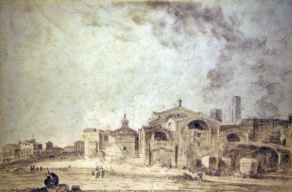 Diokleciánovy lázně, Řím od Richard Wilson