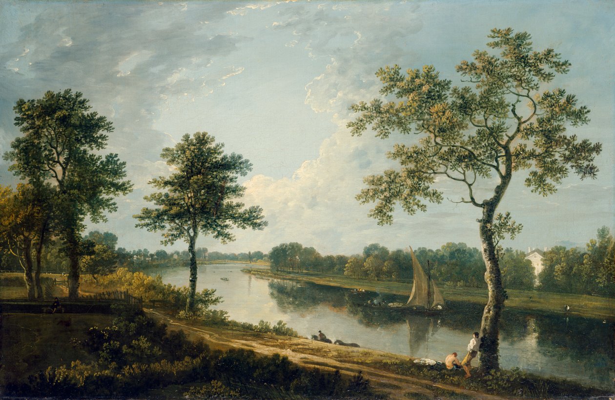 Temže poblíž Marble Hill c.1762 (olej na plátně) od Richard Wilson