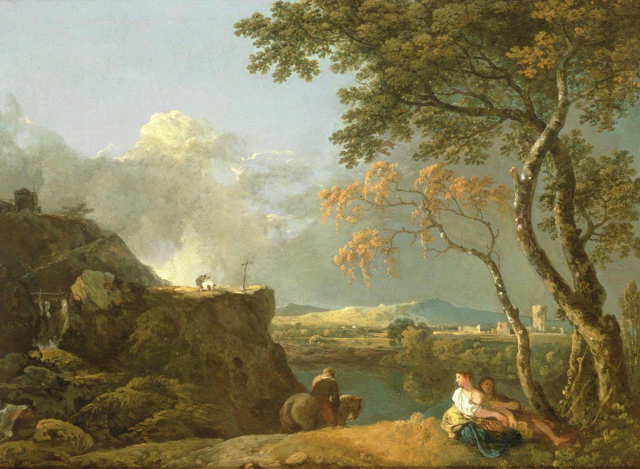 Bílý mnich (olej na plátně) od Richard Wilson