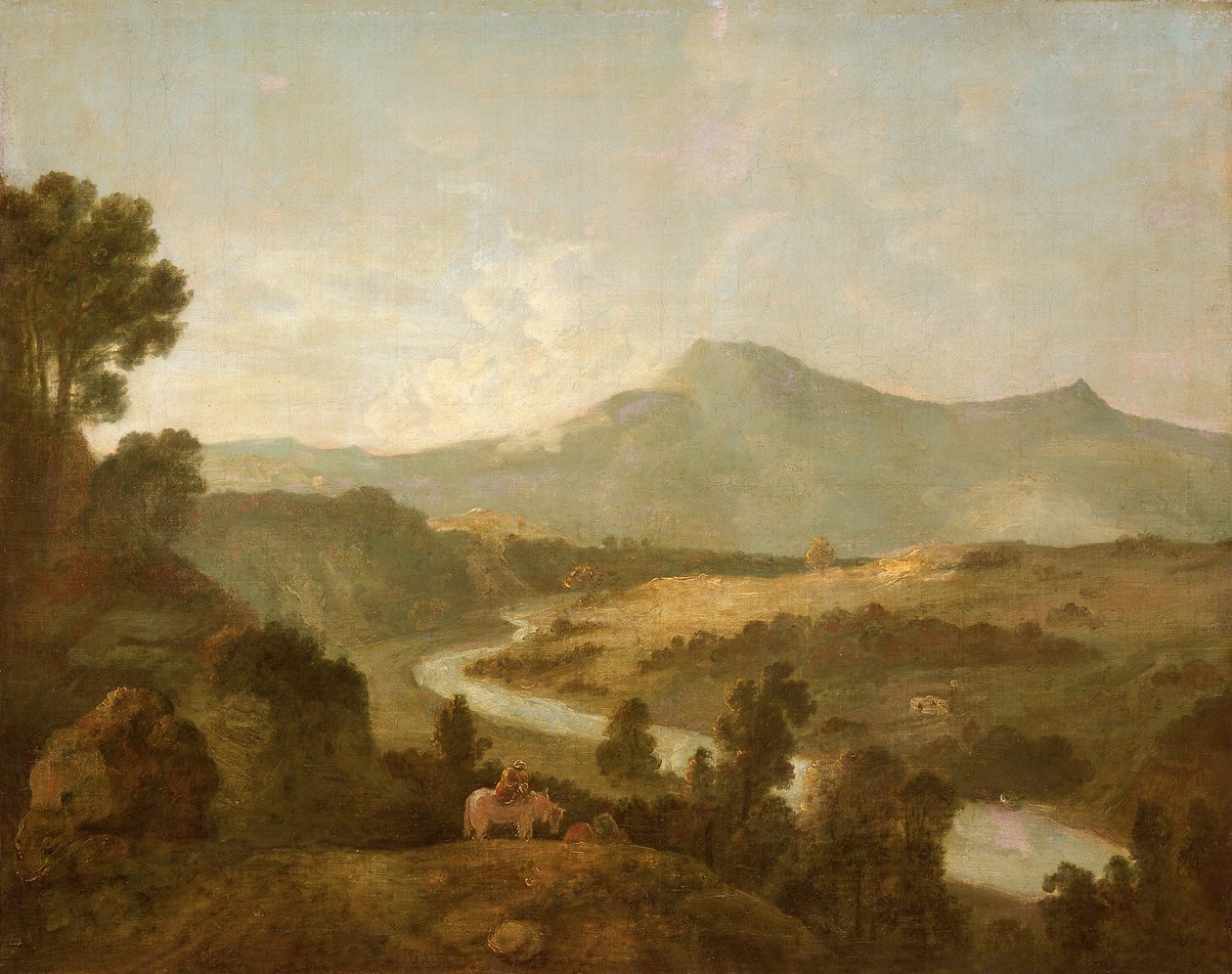 Údolí Mawddach s Cader Idris (olej na plátně) od Richard Wilson