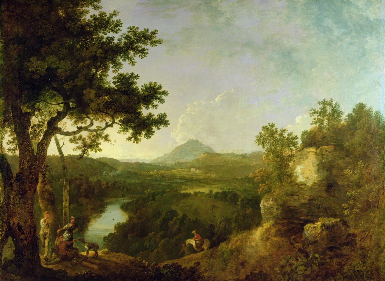 Pohled poblíž Wynnstay, sídla sira Watkina Williamse-Wynna od Richard Wilson