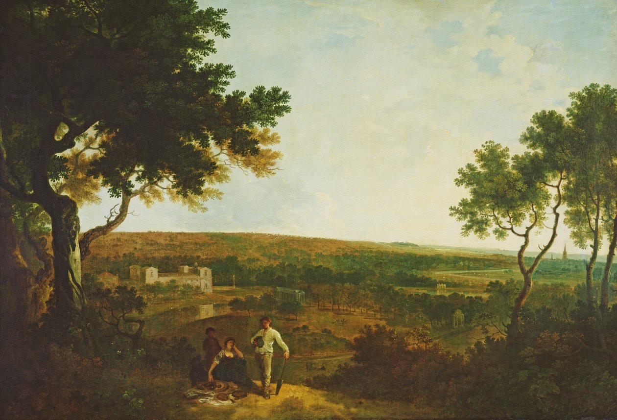 Wiltonův dům z jihu (olej na plátně) od Richard Wilson