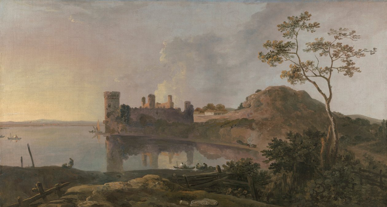 Letní večer (hrad Caernarfon) od Richard Wilson