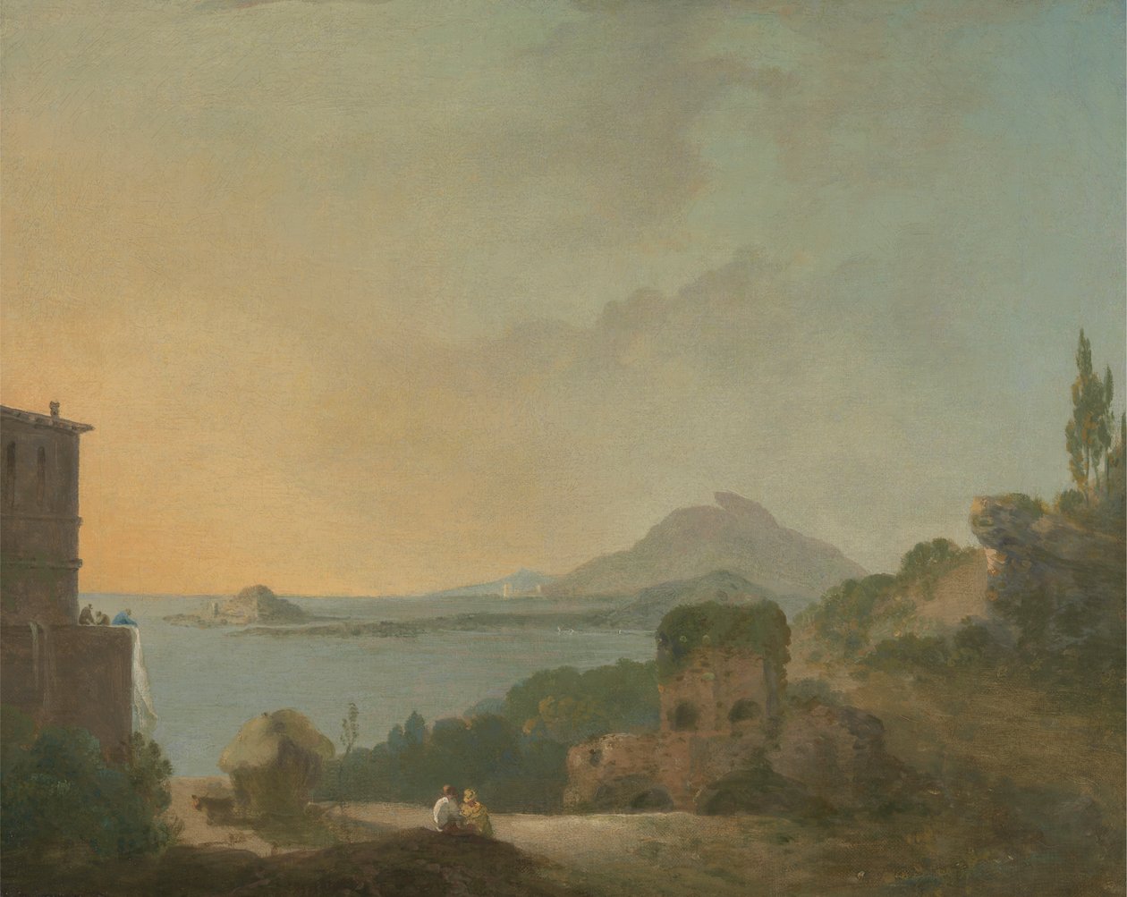 Ciceronova vila a záliv Pozzuoli od Richard Wilson