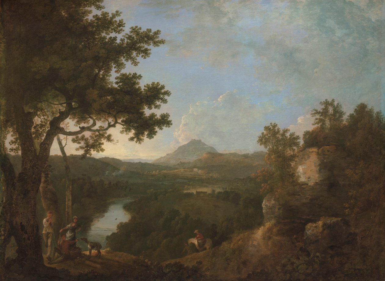 Pohled poblíž Wynnstay, sídla sira Watkina Williamse-Wynna, čtvrtého Bt. od Richard Wilson